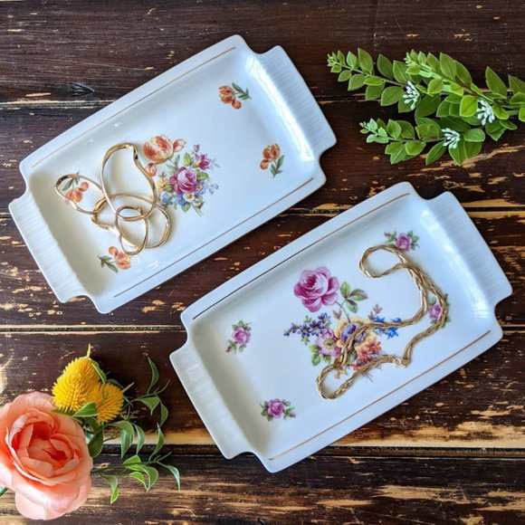 Vintage Colditz Porcelain Jewellery Tray or Catch All - Picture 1 of 4